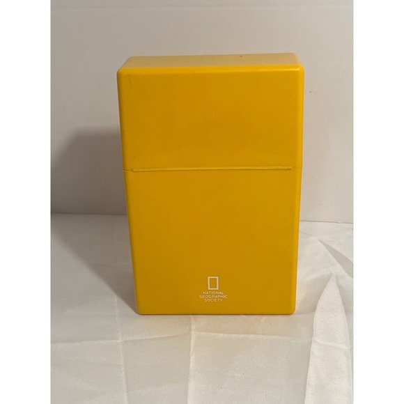 National Geographic Other - National Geographic Close-Up USA Vintage Map Set Yellow Plastic Case 1970s‎